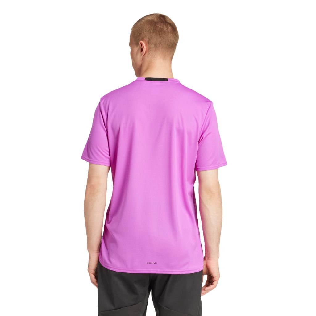 Adidas Men's Designed for Movement T-Shirt, Purple Burst - size 3XL