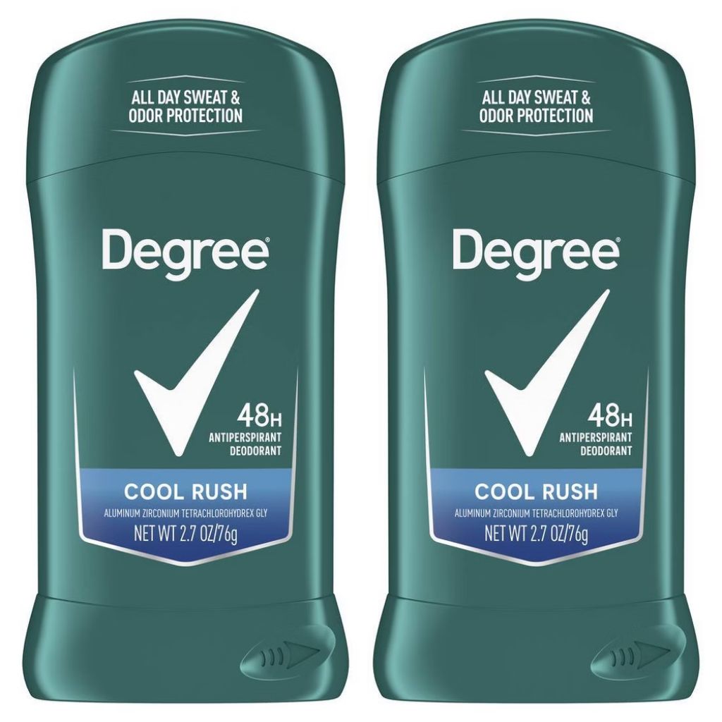 Degree Men Original Antiperspirant Deodorant - Cool Rush, 2.7oz (Twin Pack)