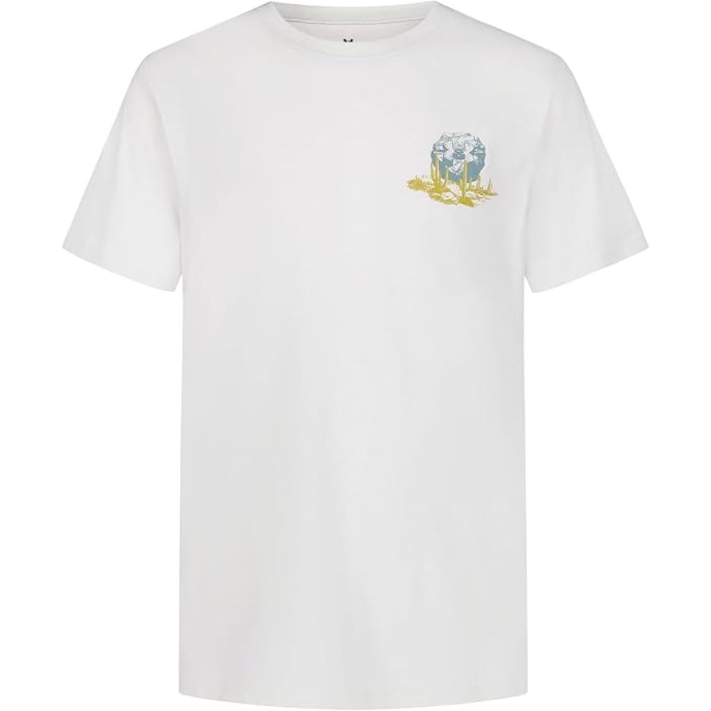 Kids' Under Armour Snake Moon T-Shirt - Summit White, Size Medium