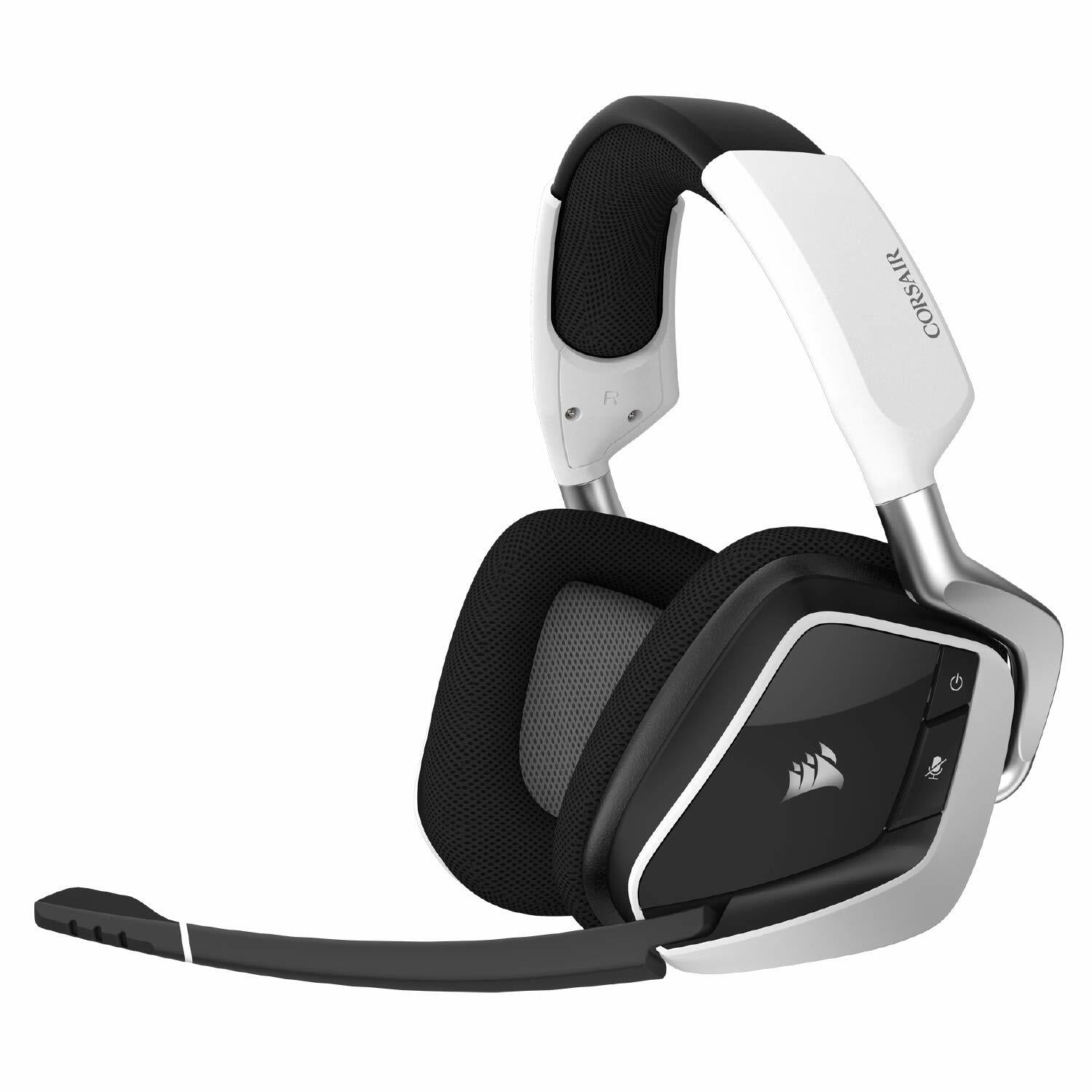 Corsair Void RGB Elite Wireless Gaming Headset for PS4/PS5/Mac/PC - White