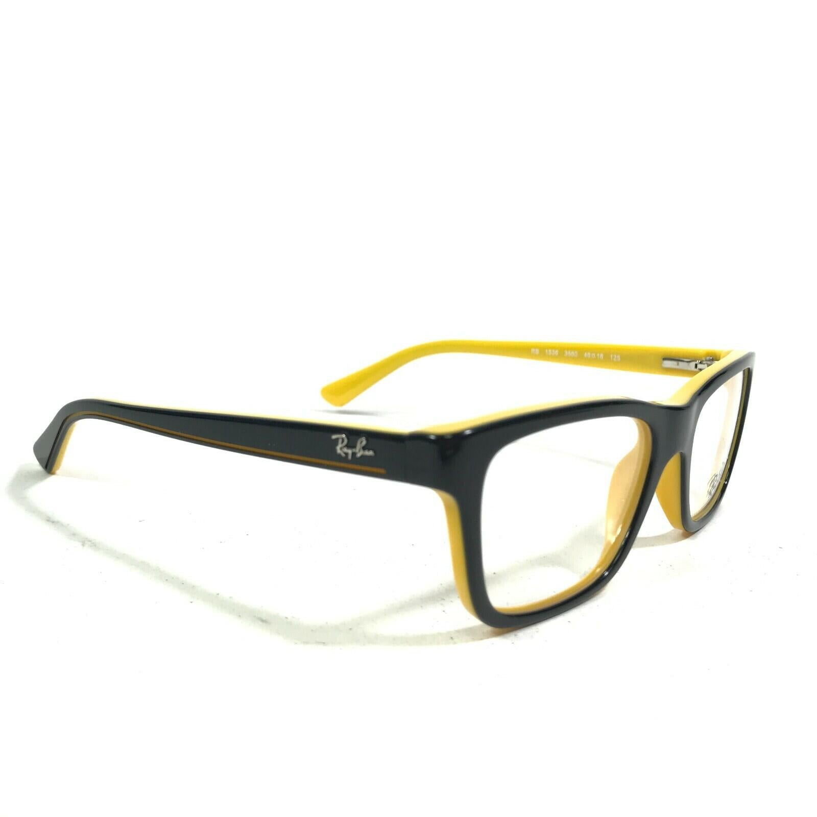 Ray-Ban Kids RY1632 3937 Eyewear Frames - Dark Blue on Yellow, 46/16/130