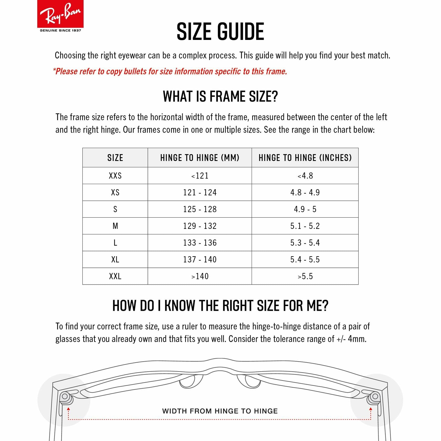 Ray-Ban Men's Rx2242v Wayfarer Oval Prescription Eyewear Frames, 50mm - Black