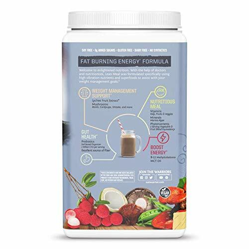 Sunwarrior Shape Lean Superfood Shake Meal Replacement Powder, Vanilla, 1.59 lb (20 Servings)