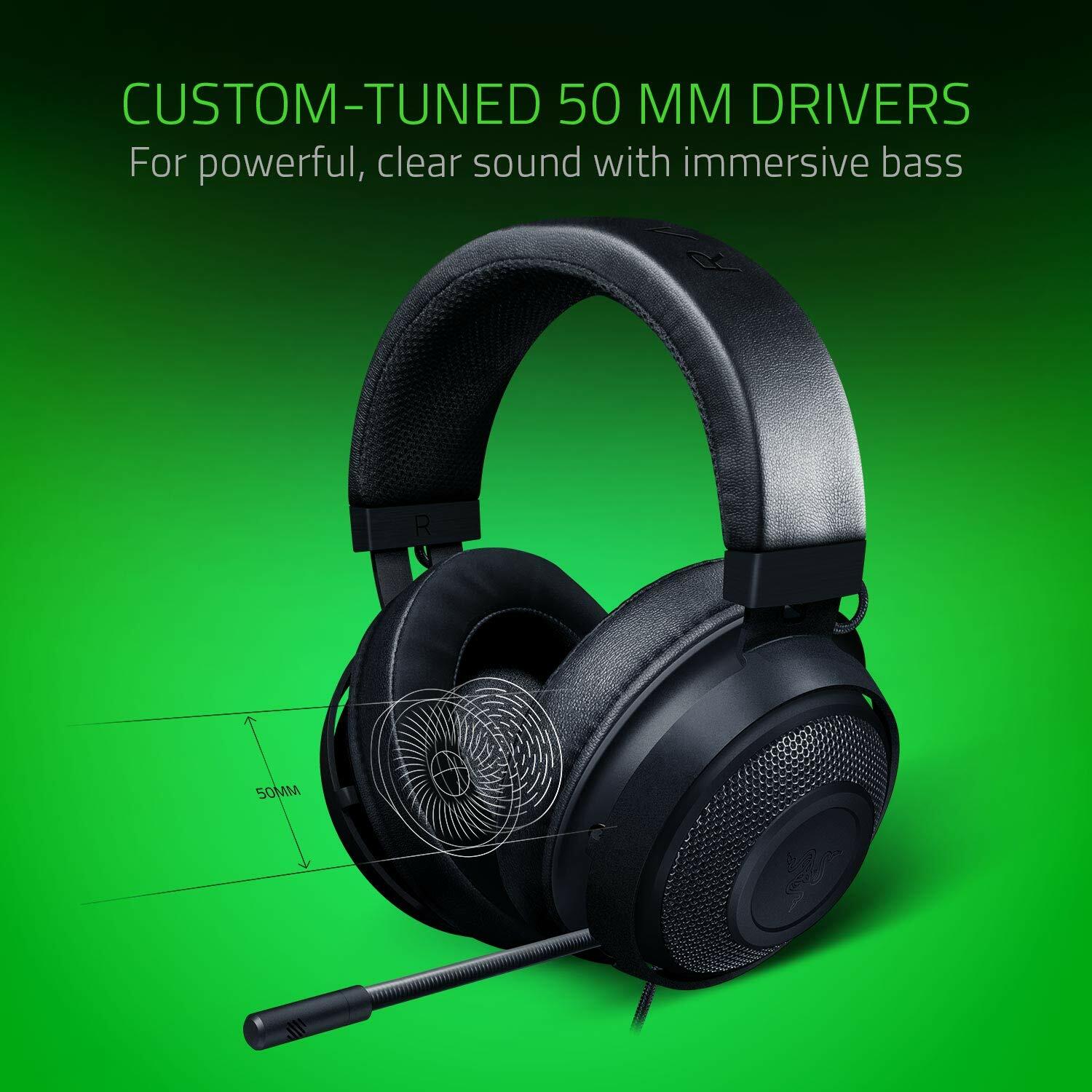 Razer Kraken Multi-Platform Wired Gaming Headset - Classic Black