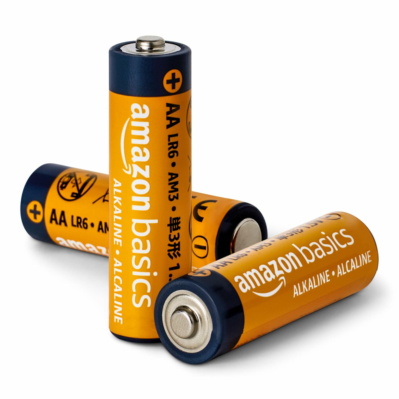 Amazon Basics High-Performance Alkaline Batteries - AA - 48 Pack