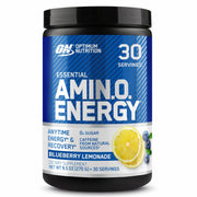 Optimum Nutrition AmiN.O. Energy Pre-Workout Powder, Blueberry Lemonade, 9.5oz (30 Servings)