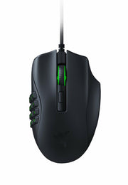 Razer Naga X Wired MMO Gaming Mouse: 18K DPI Optical Sensor, Chroma RGB - Black