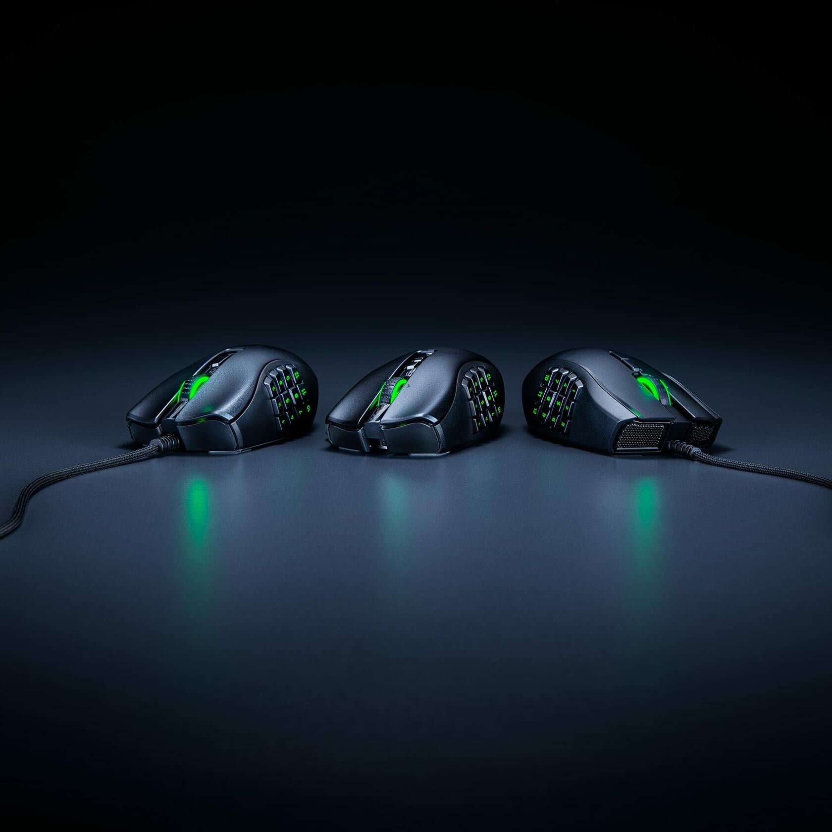 Razer Naga X Wired MMO Gaming Mouse: 18K DPI Optical Sensor, Chroma RGB - Black