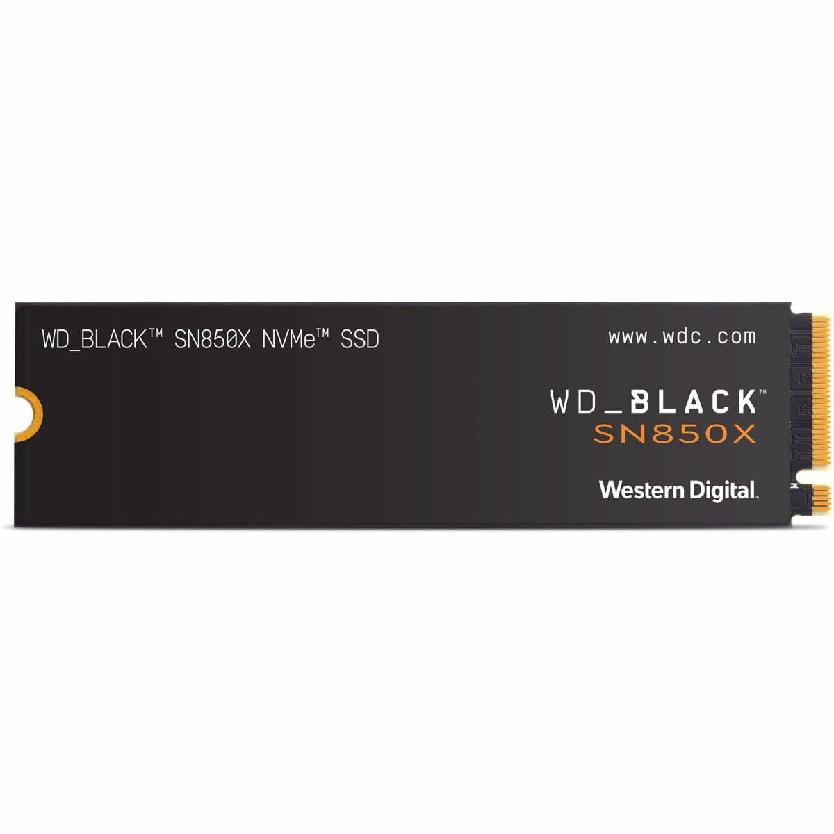 Western Digital Black SN850X (2TB) NVMe Internal Gaming SSD Without Heatsink