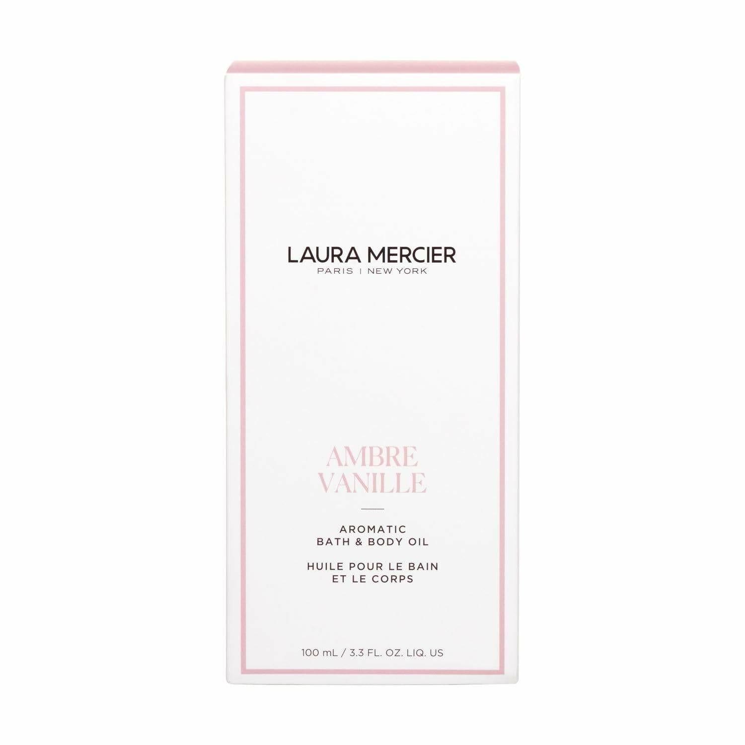 Laura Mercier Aromatic Bath & Body Oil, 48 hr Hydration, 100mL - Ambre Vanille