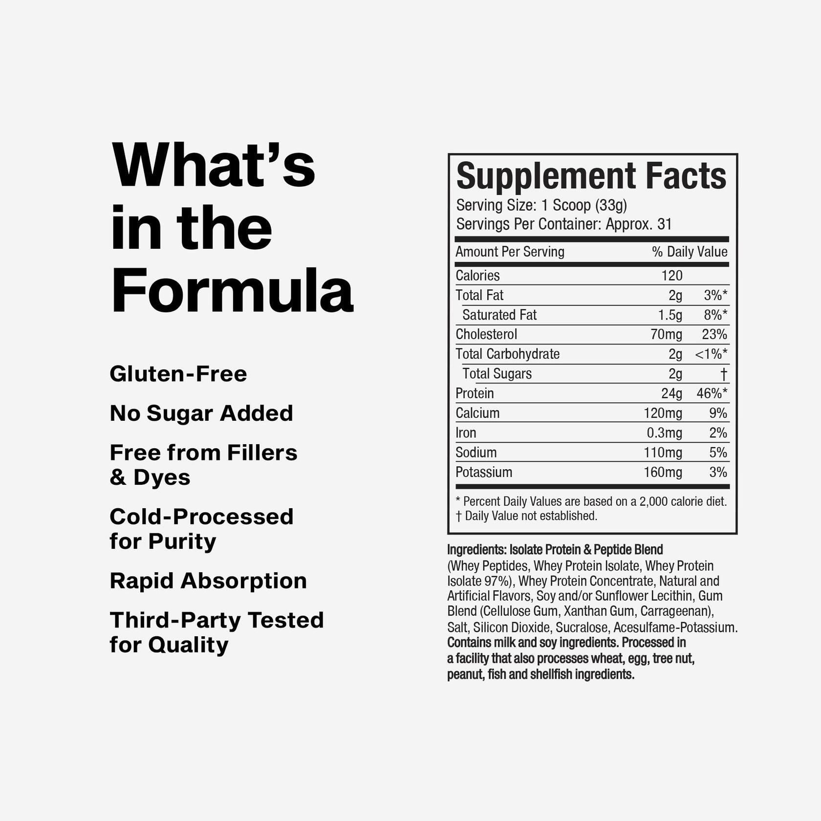 MuscleTech Nitro Tech 100% Whey Gold Protein Powder - Vanilla Cream, 2lb