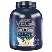 Vega Plant-Based Performance + Recovery Protein Powder, Creamy Vanilla, 4lb (45 Servings)