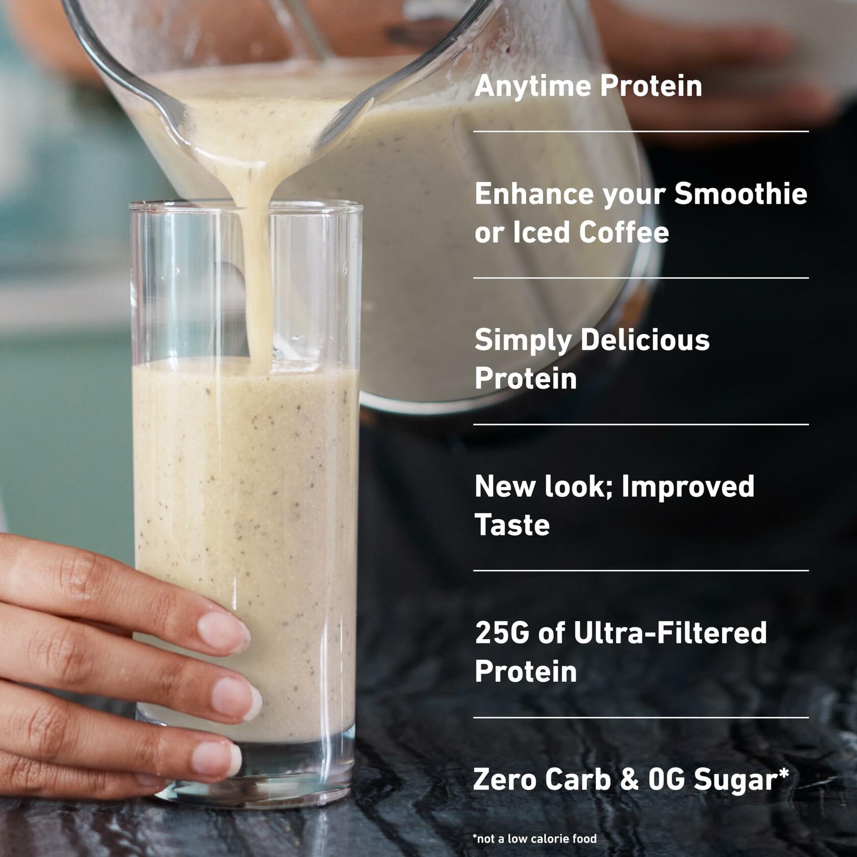 Isopure Zero Carb 100% Whey Isolate Protein Powder, Creamy Vanilla, 4.5lb (66 Servings) *Damaged*