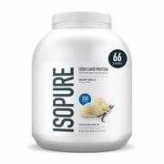 Isopure Zero Carb 100% Whey Isolate Protein Powder, Creamy Vanilla, 4.5lb (66 Servings) *Damaged*