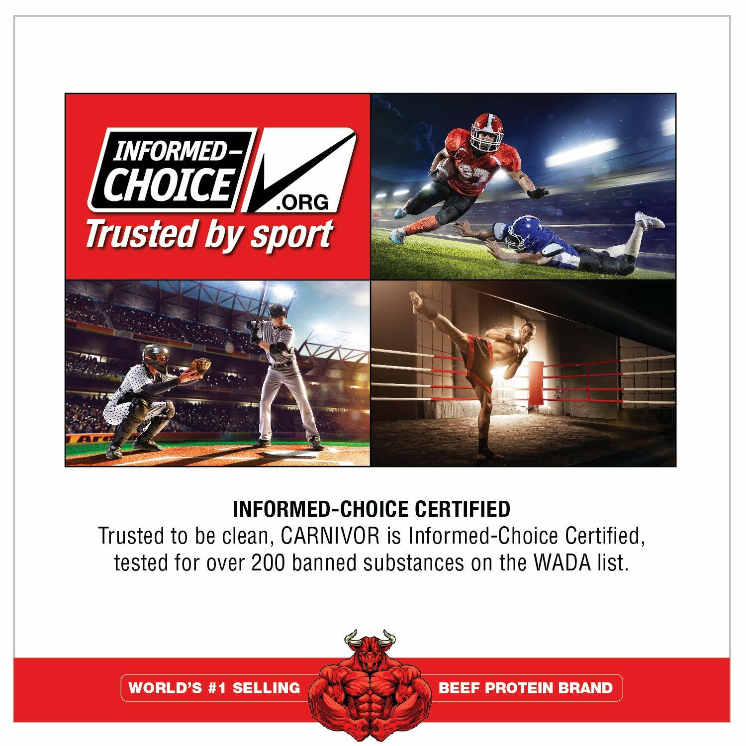 MuscleMeds Carnivor Hydrolyzed Beef Protein Isolate Powder, Chocolate, 2lb (28 Servings)