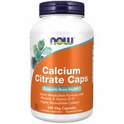 NOW Foods Calcium Citrate Veggie Capsules - 240ct