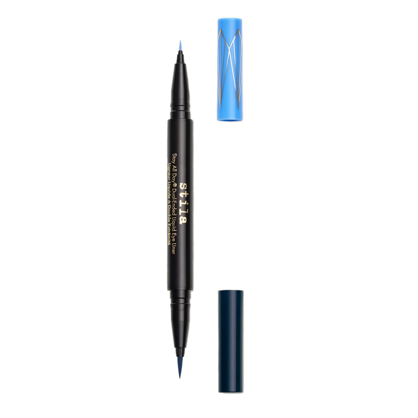 Stila Stay All Day Dual-Ended Liquid Eye Liner Dual: Midnight & Periwinkle, 2 Pack