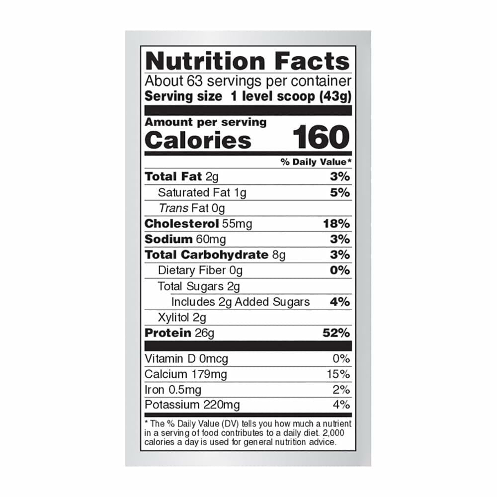 NOW Sports Whey Protein Powder, Creamy Vanilla, 6lb