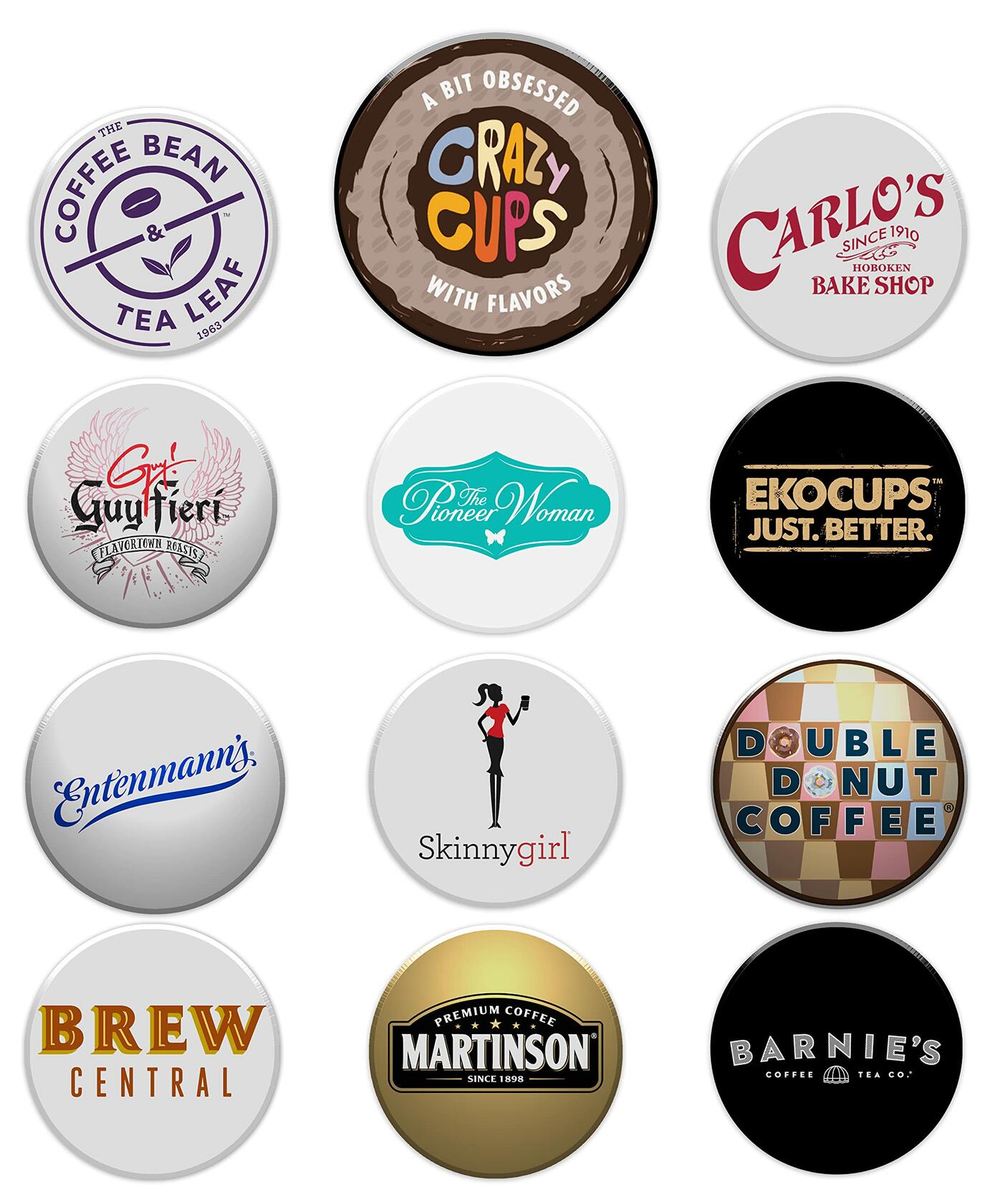 Crazy Cups Variety Pack Flavored Decaf Keurig K-Cup Coffee Pods,  40ct