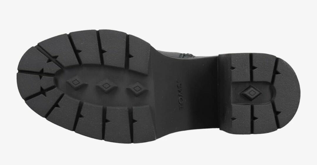 TOMS Women's Rya Round Toe Zippered Booties, Black - Size 10