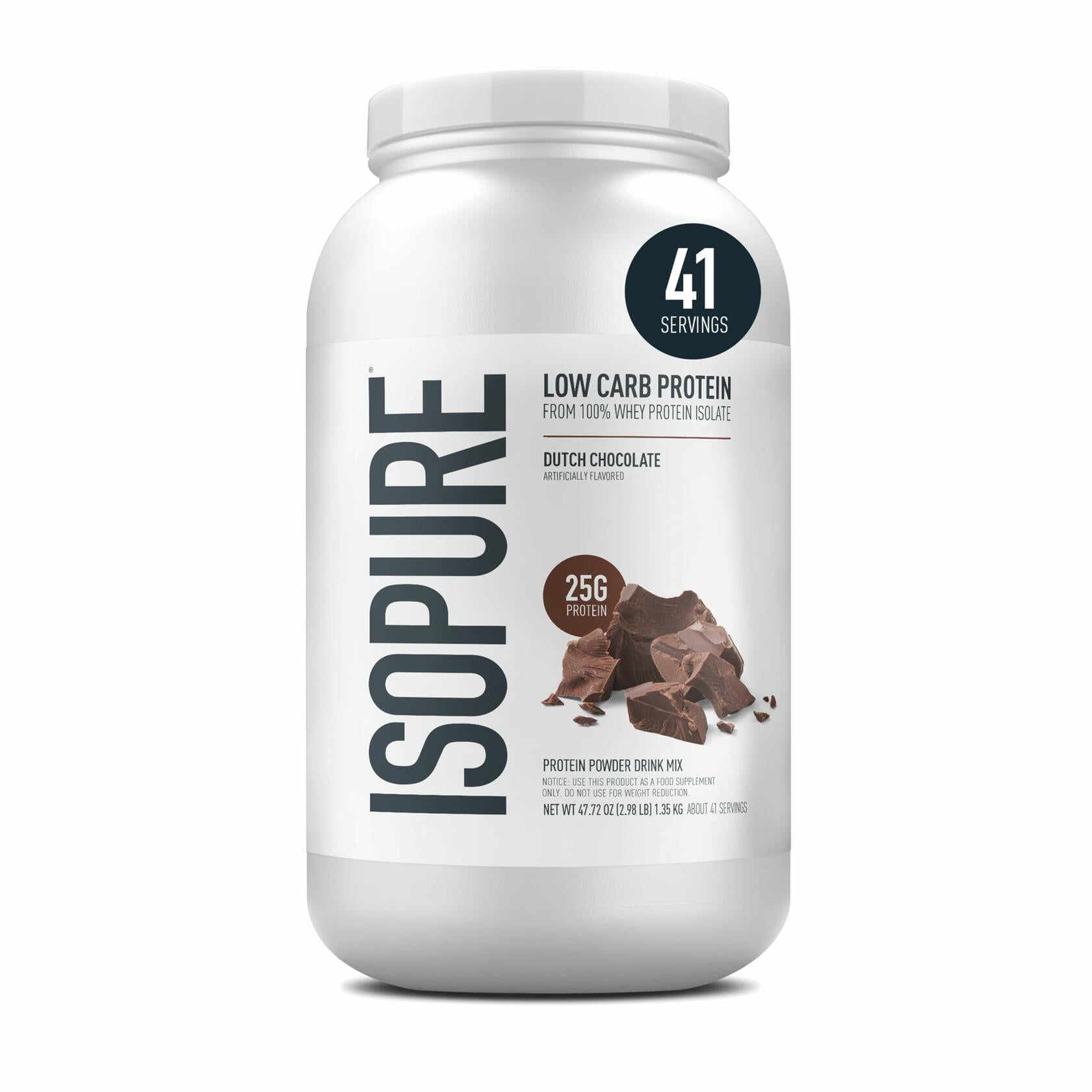Nature's Best Isopure Zero Carb - 3 Lbs. - 3 Carb Dutch Chocolate