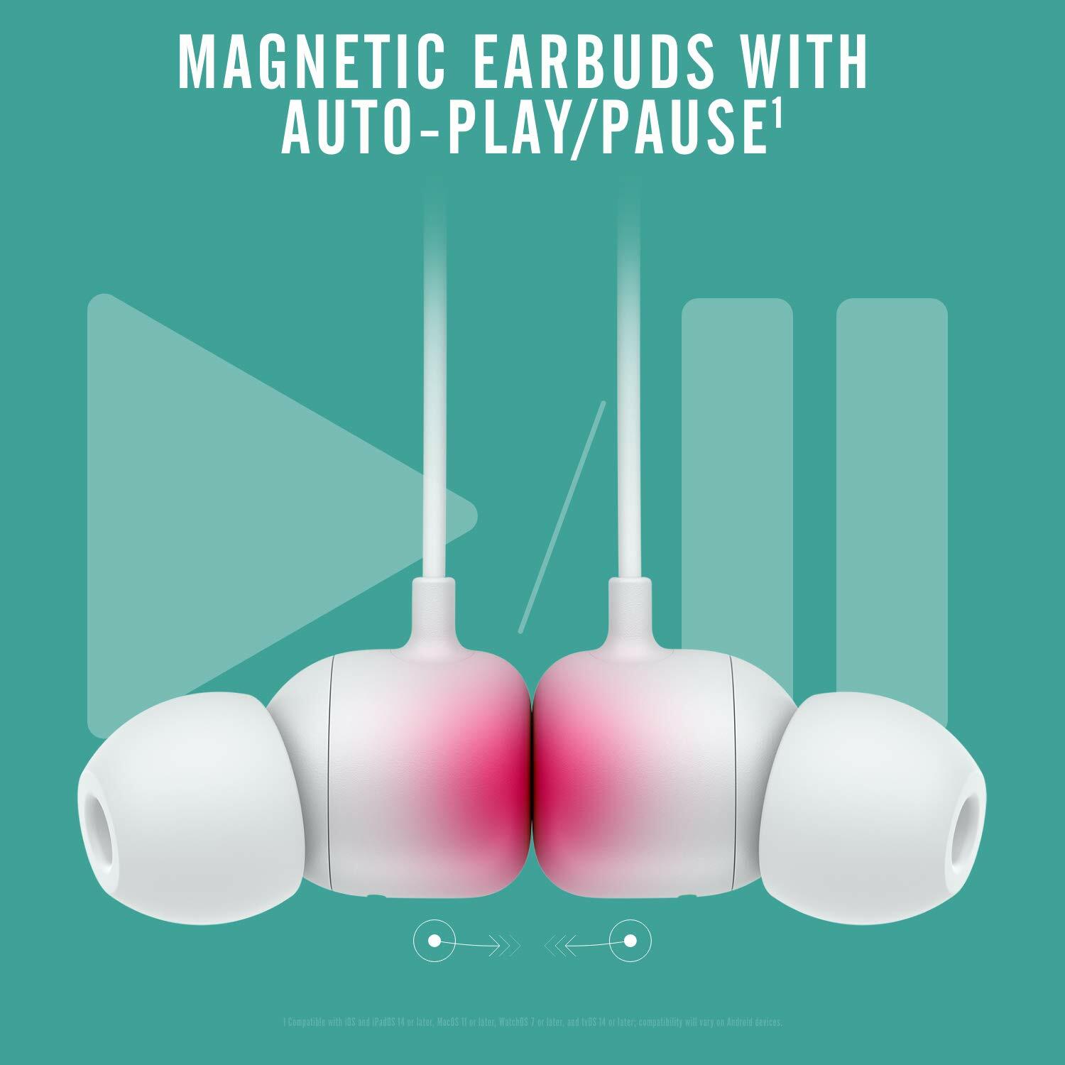 Beats Flex Wireless Bluetooth Earphones, Magnetic with Built-In Mic - Smoke Gray