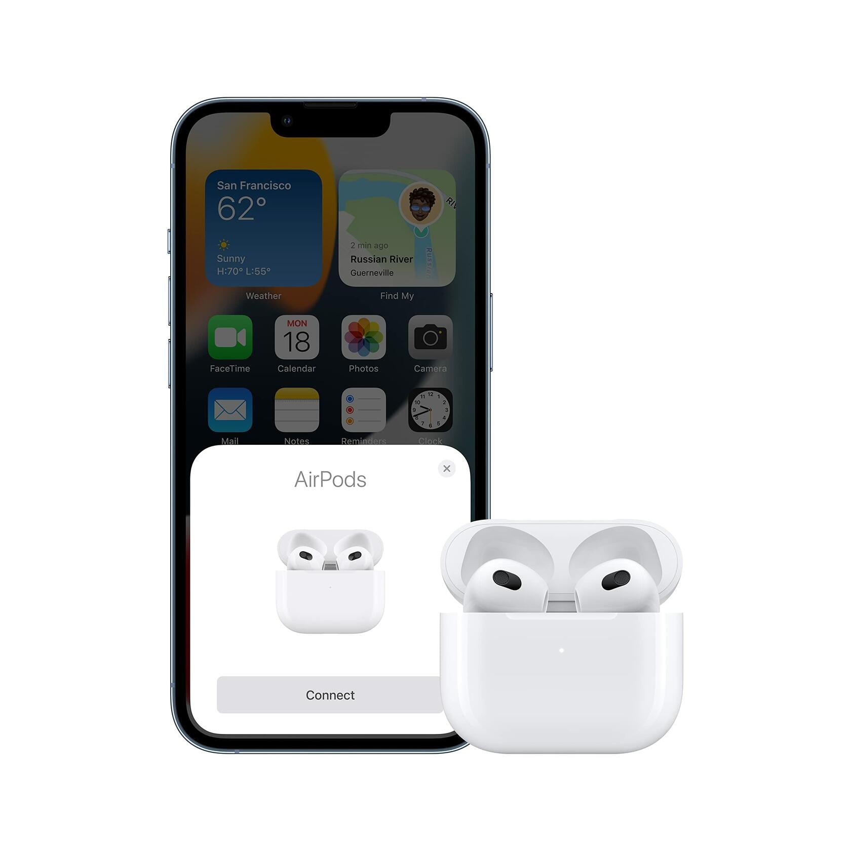 Apple AirPods (3rd Gen) Wireless Earbuds with MagSafe Charging Case
