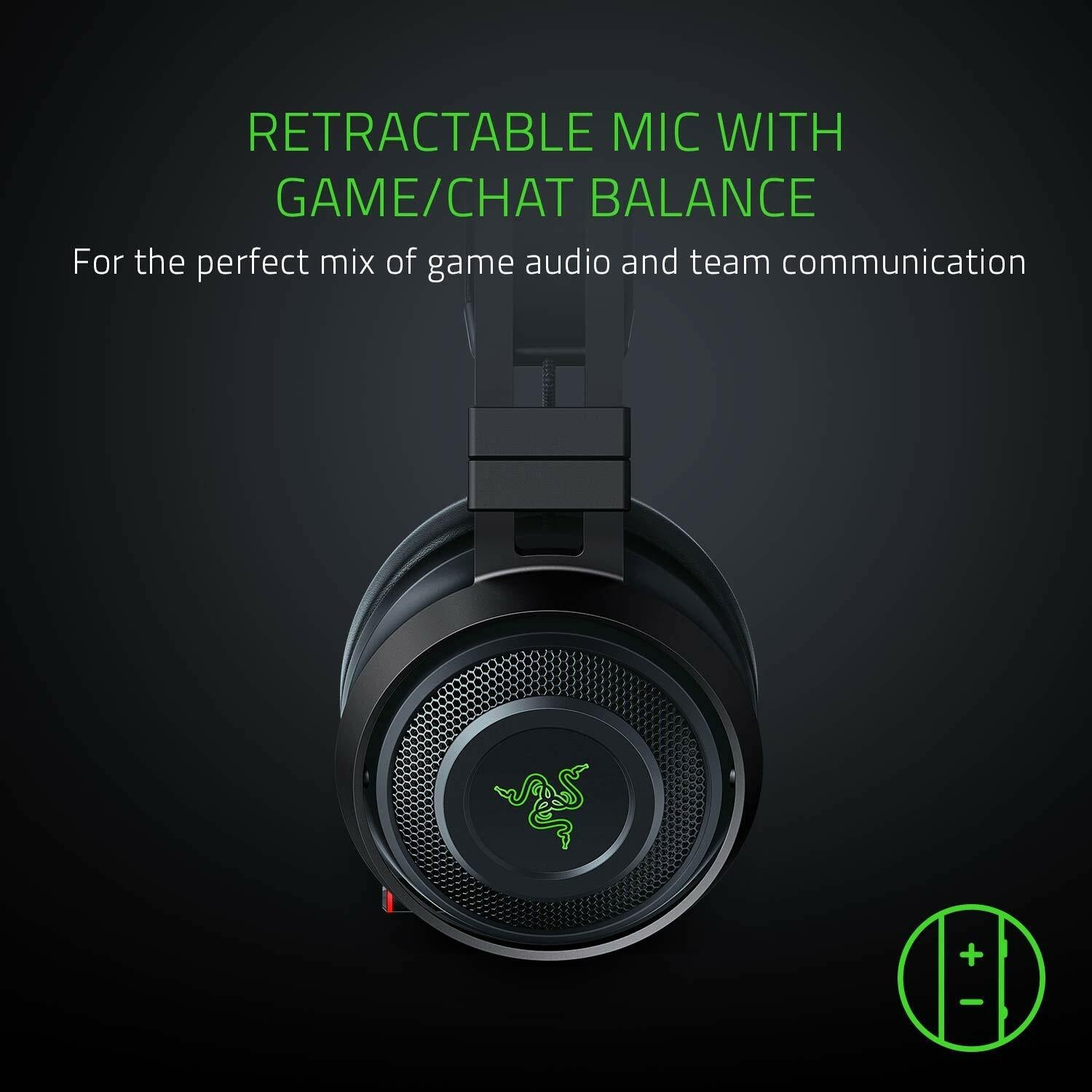 Razer Nari Ultimate Wireless 7.1 Surround Sound Gaming Headset