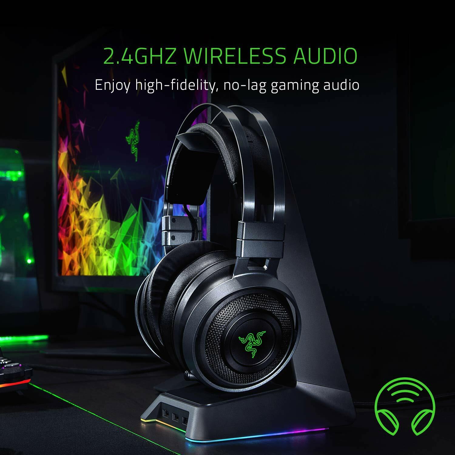 Razer Nari Ultimate Wireless 7.1 Surround Sound Gaming Headset