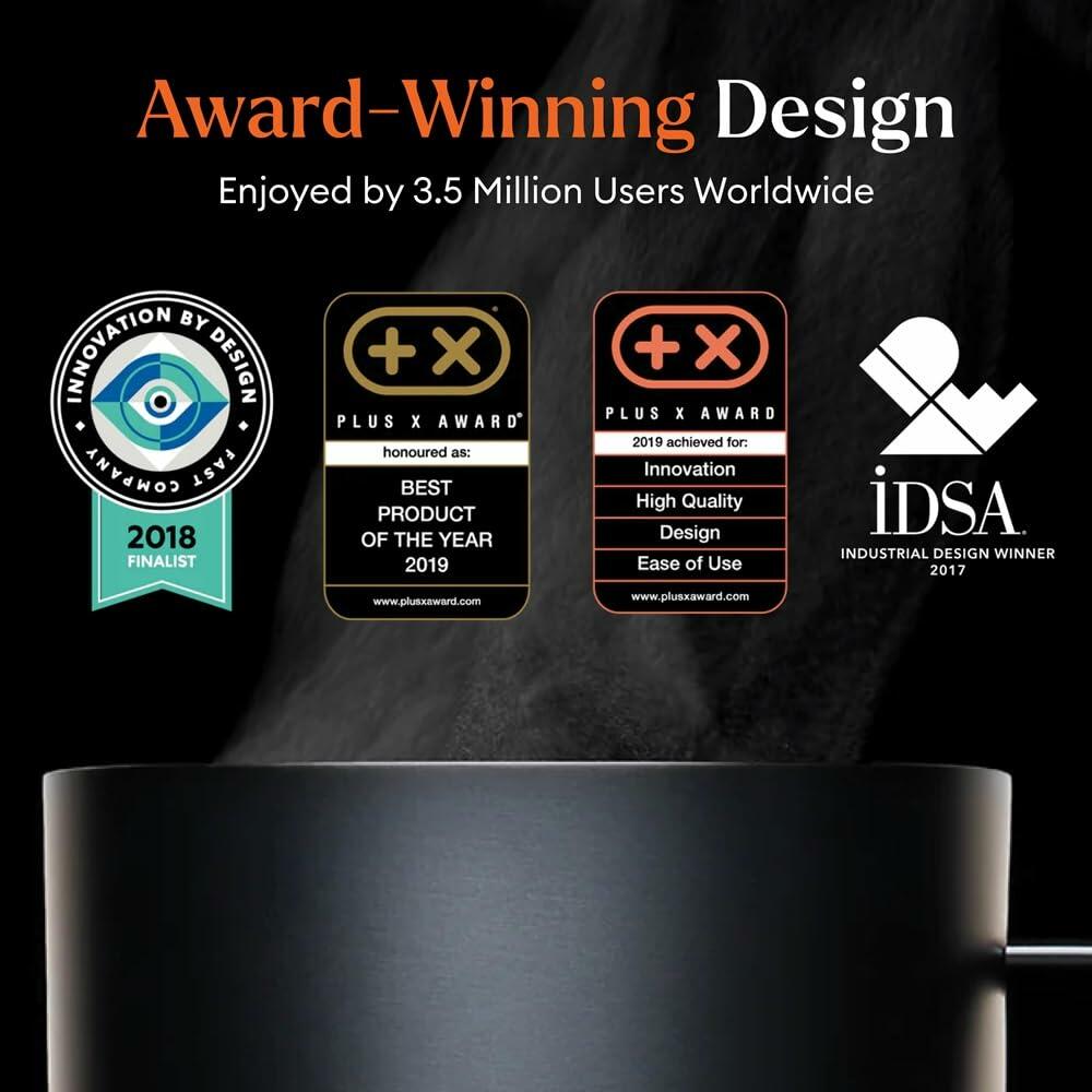 Ember Temperature Control Mug 2 - 10oz Stainless Steel Smart Mug - Black