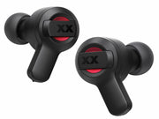 JVC XX True Wireless Earbuds with Deep Bass, 24H Battery, IP55 Waterproof - Black/Red