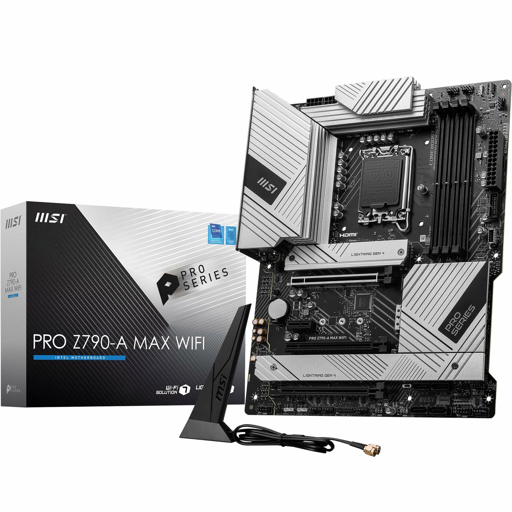 MSI PRO Z790-A MAX WiFi ProSeries Motherboard 12/13/14Gen Intel Processors, ATX