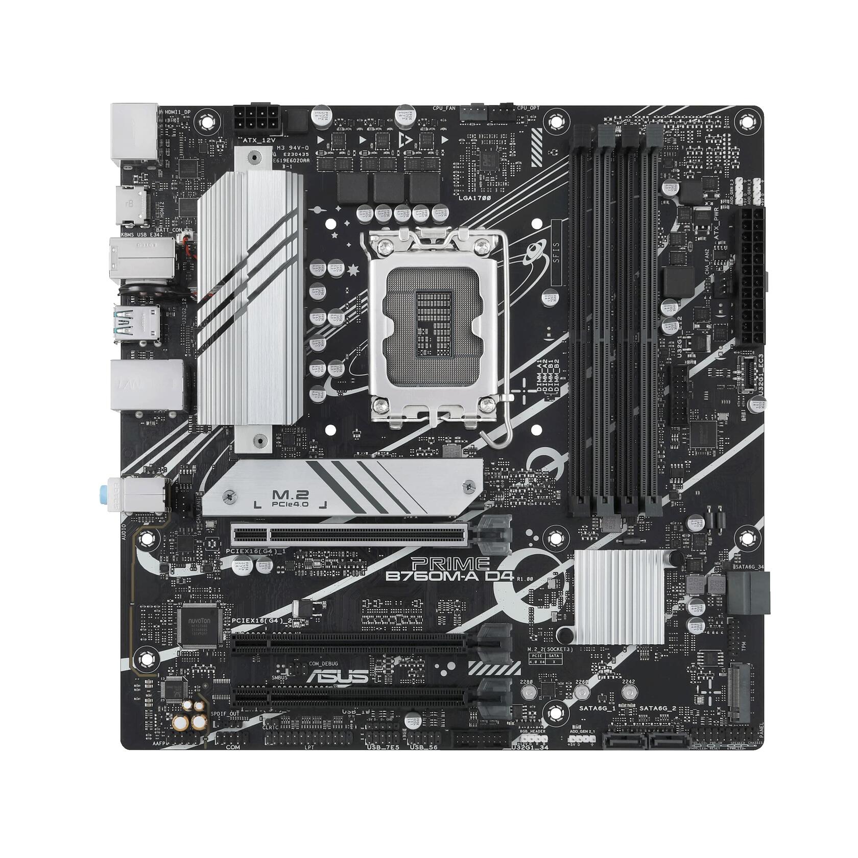 ASUS PRIME B760M-A D4-CSM mATX Commercial Motherboard Intel B760, DDR4