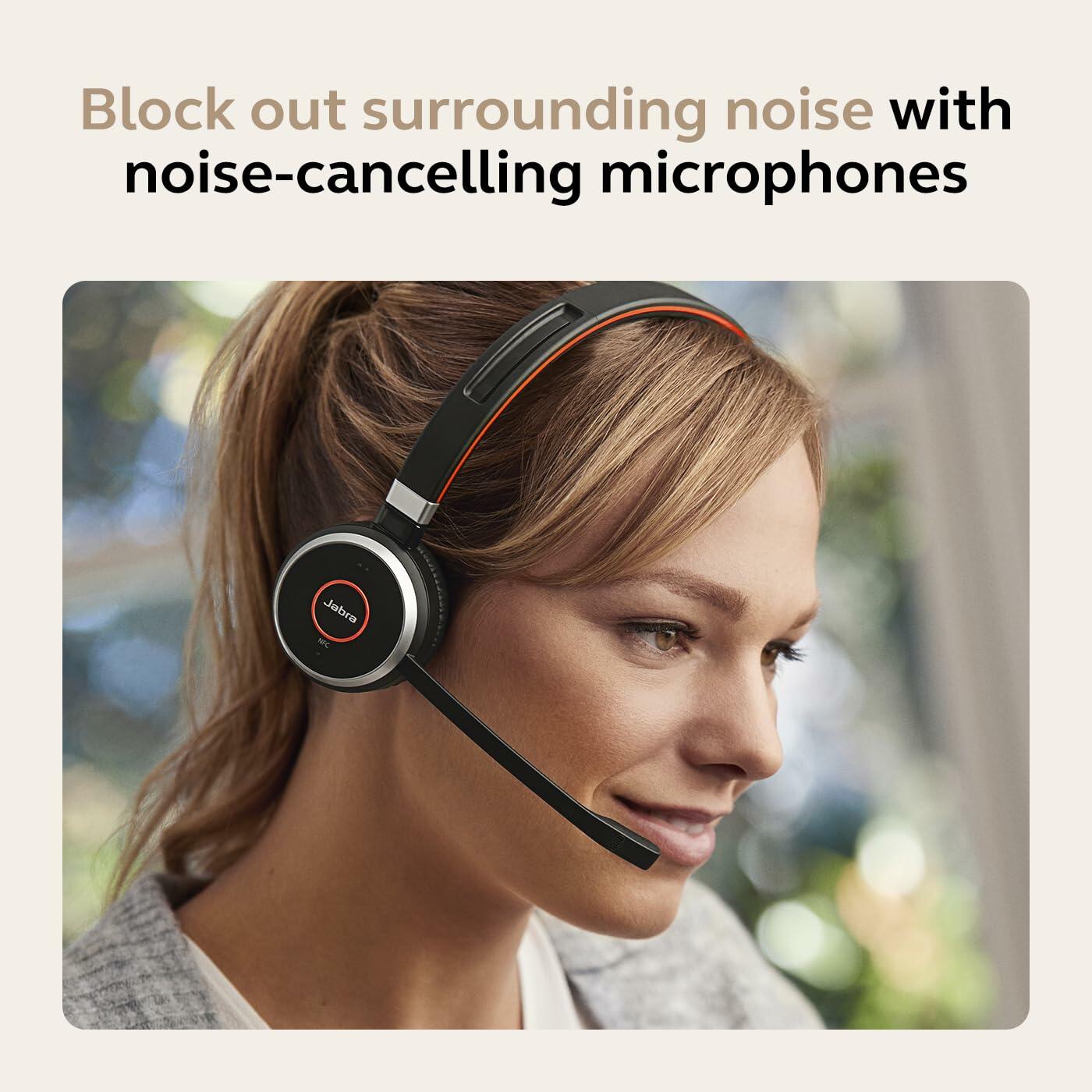 Jabra Evolve 65 SE Link380a MS Mono Bluetooth Wireless Headset