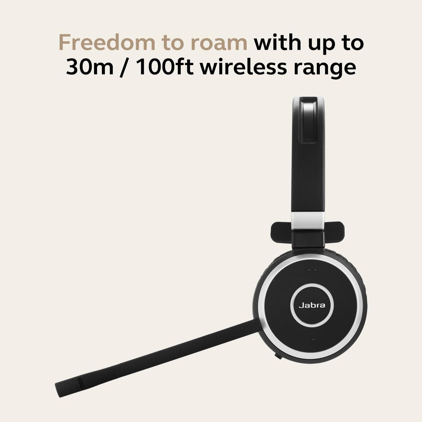 Jabra Evolve 65 SE Link380a MS Mono Bluetooth Wireless Headset