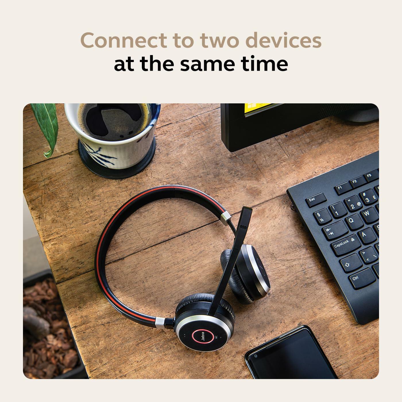 Jabra Evolve 65 SE Link380a MS Mono Bluetooth Wireless Headset