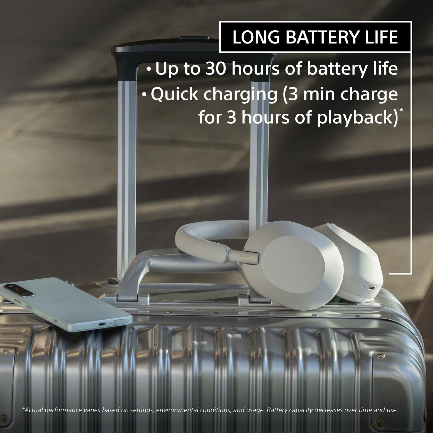 Sony WH-1000XM5 Wireless Headphones with Auto Noise Canceling Optimizer - Black