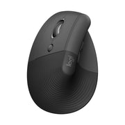 Logitech Lift Vertical Ergonomic Wireless Mouse, Left Hand - Graphite