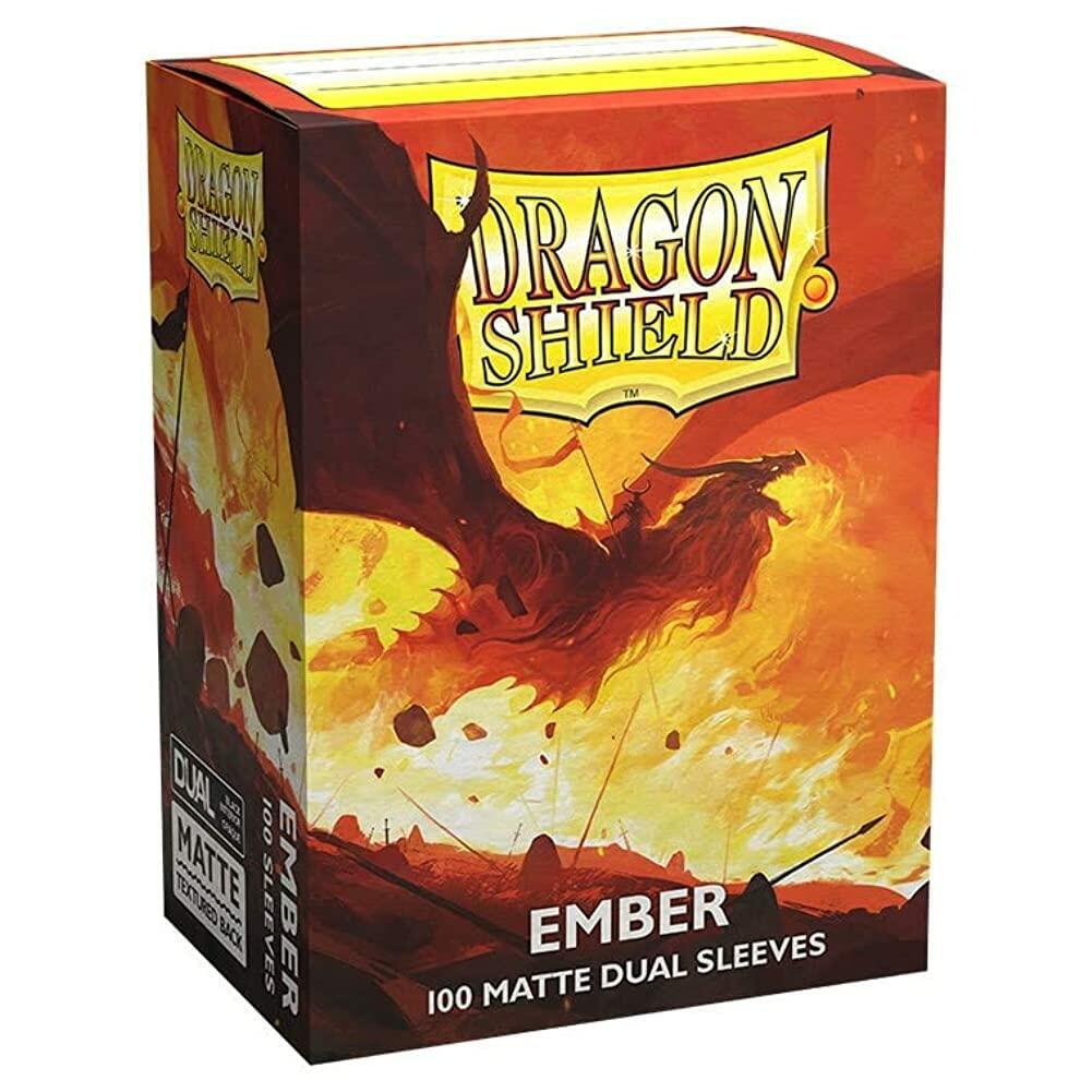 Dragon Shield Dual Matte Ember Standard Size Card Sleeves, 100ct (10 Pack)