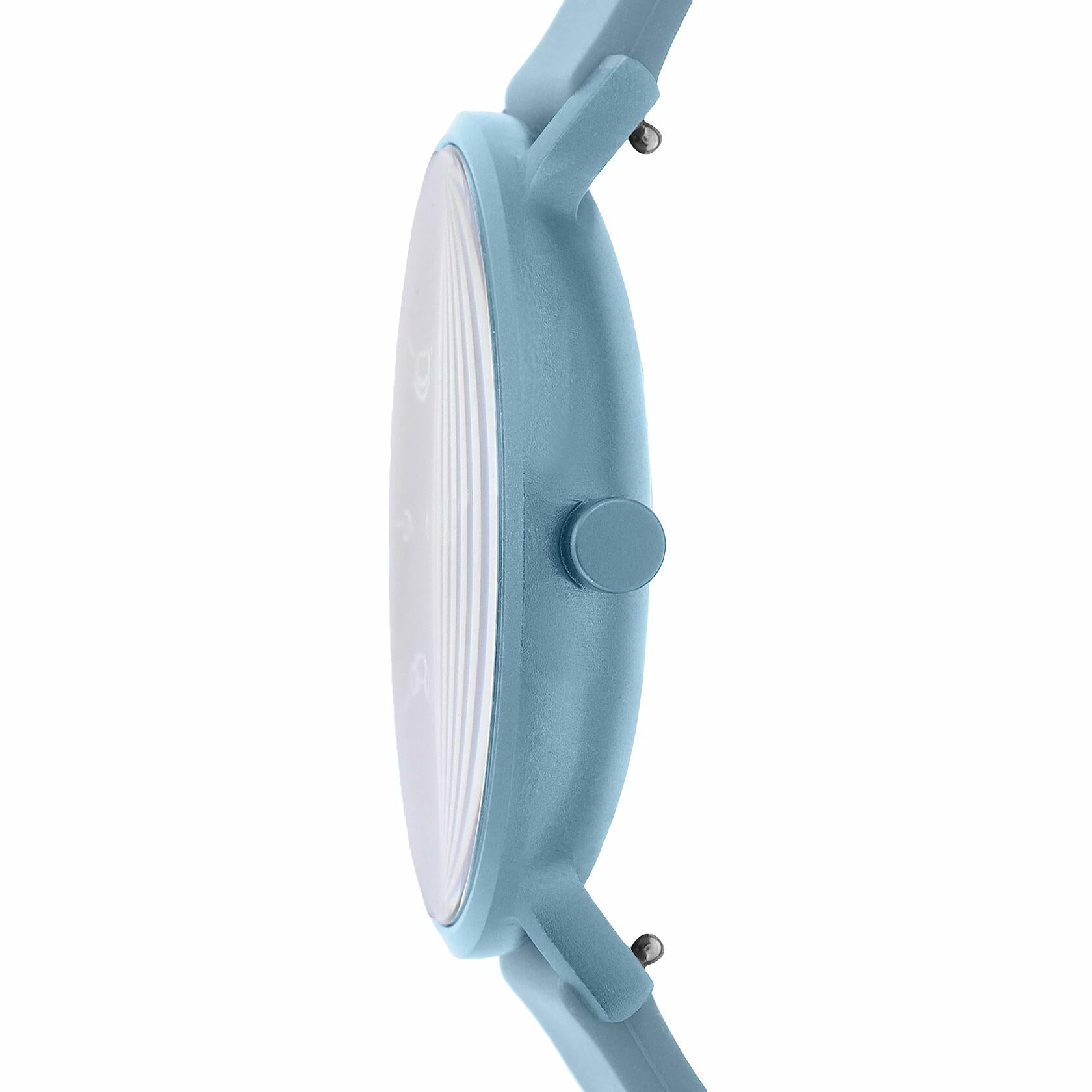 Skagen Aaren Kulor 20mm Aluminum Quartz Light Blue Dial Unisex Watch SKW6509