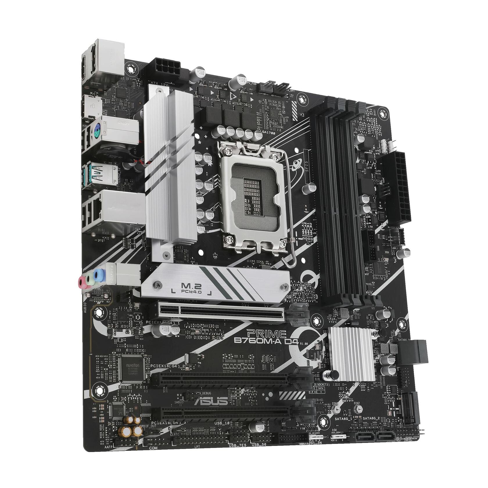 ASUS Prime B760M-A D4 CSM Micro-ATX Motherboard - Socket Intel 1700 - Intel B760