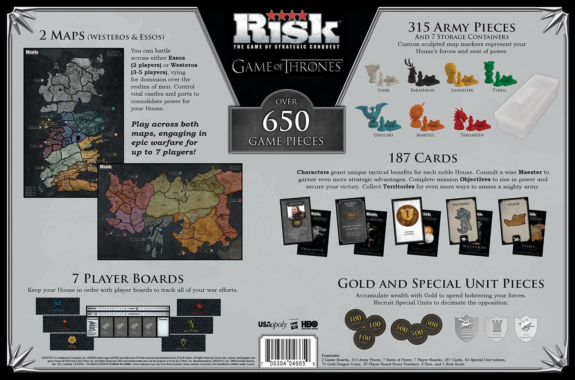 Risk: Game of Thrones Strategy Board Game by USAOPOLY