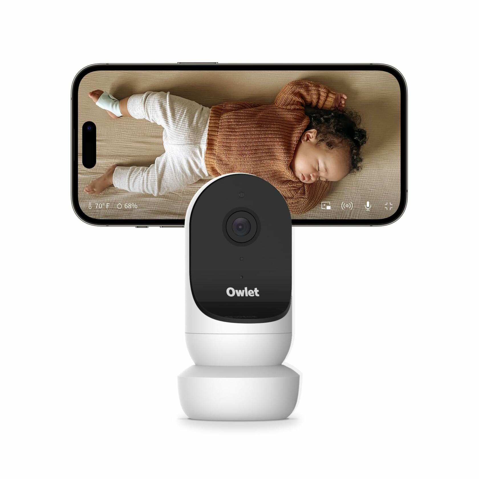 Owlet Cam 2 Smart Video Baby Monitor,1080p Night Vision, 2-Way Audio - Blue