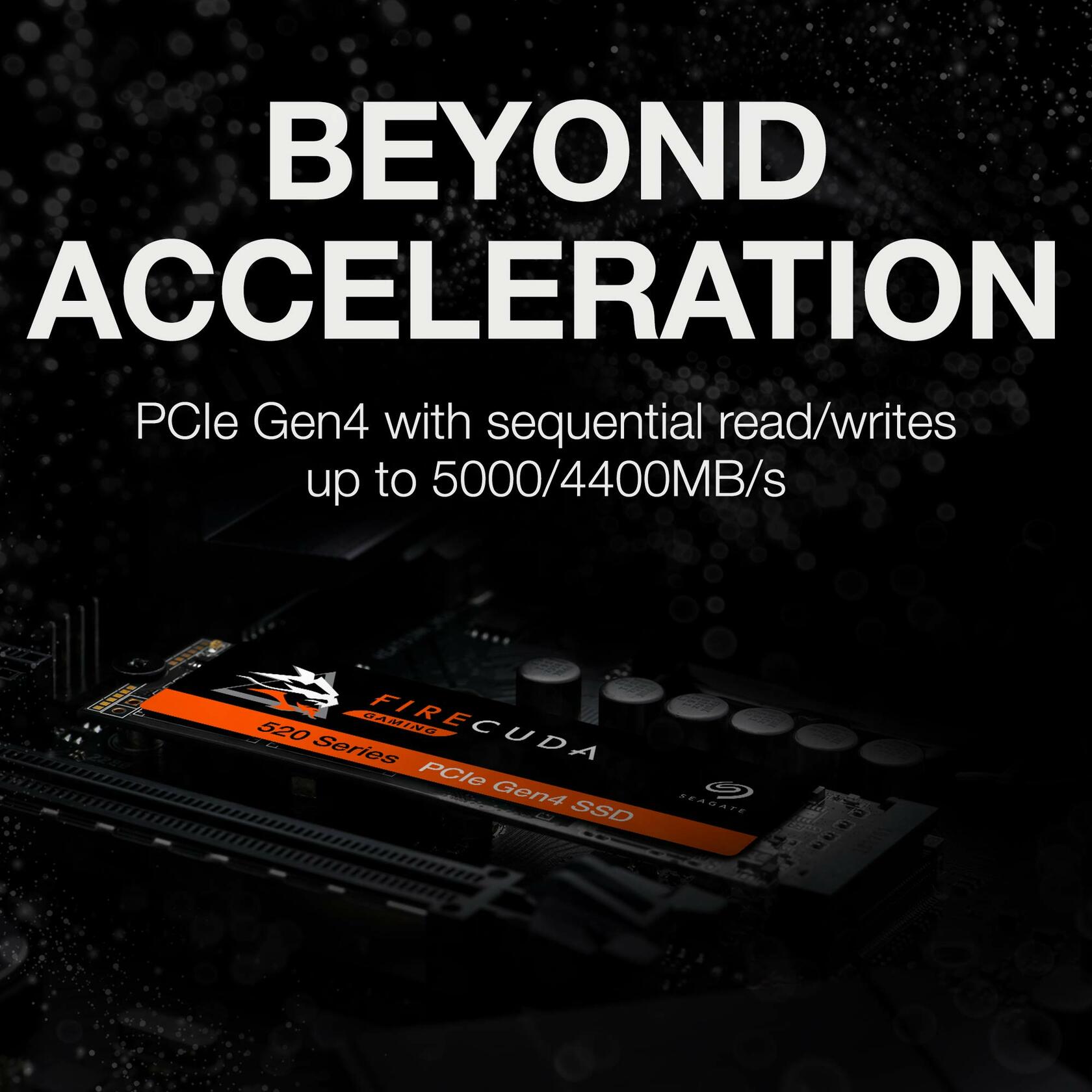 Seagate FireCuda 520 1TB NVMe PCIe 4.0 X4 M.2 Internal SSD