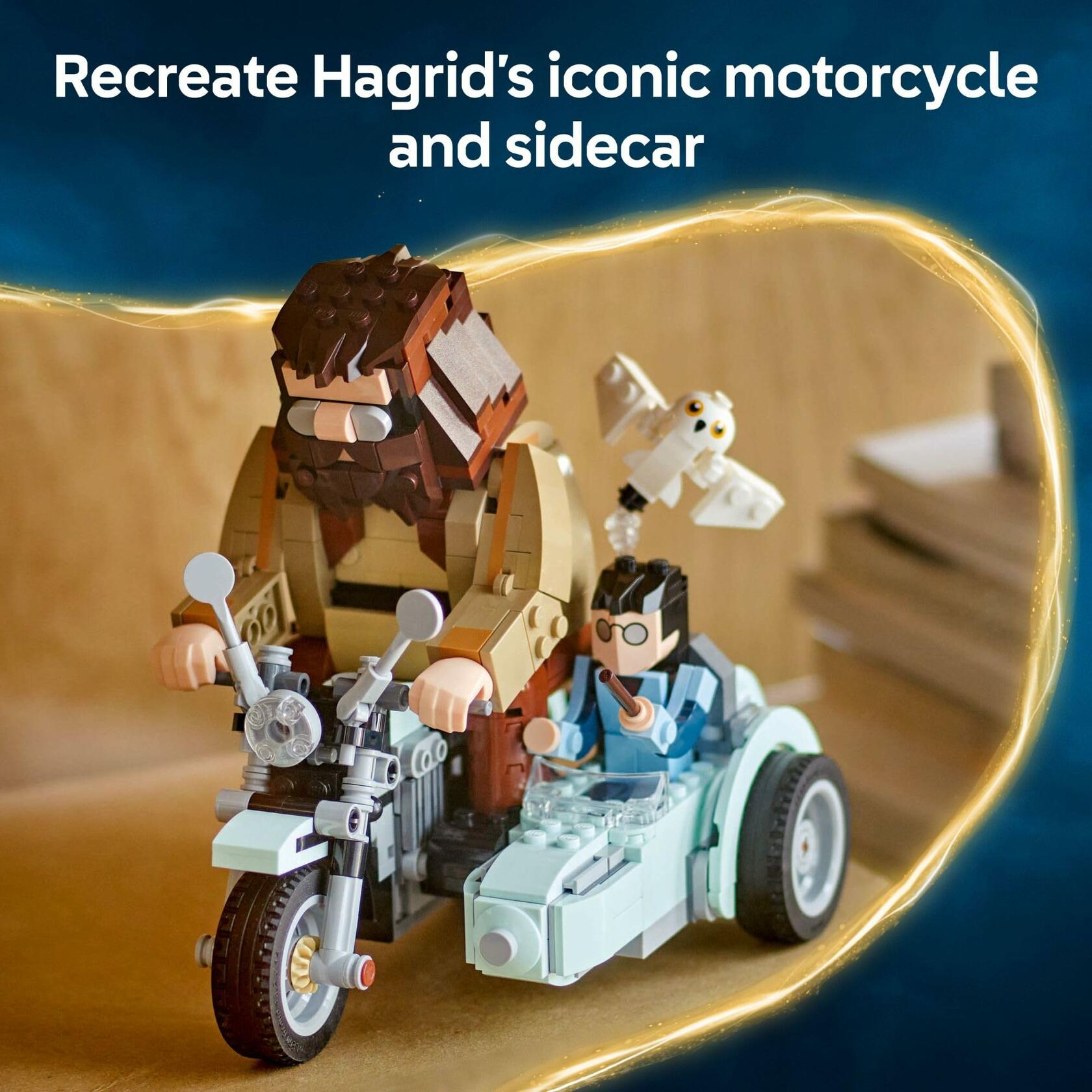 LEGO Harry Potter Hagrid & Harry's Motorcycle Ride Building Set 76443 - 617pcs