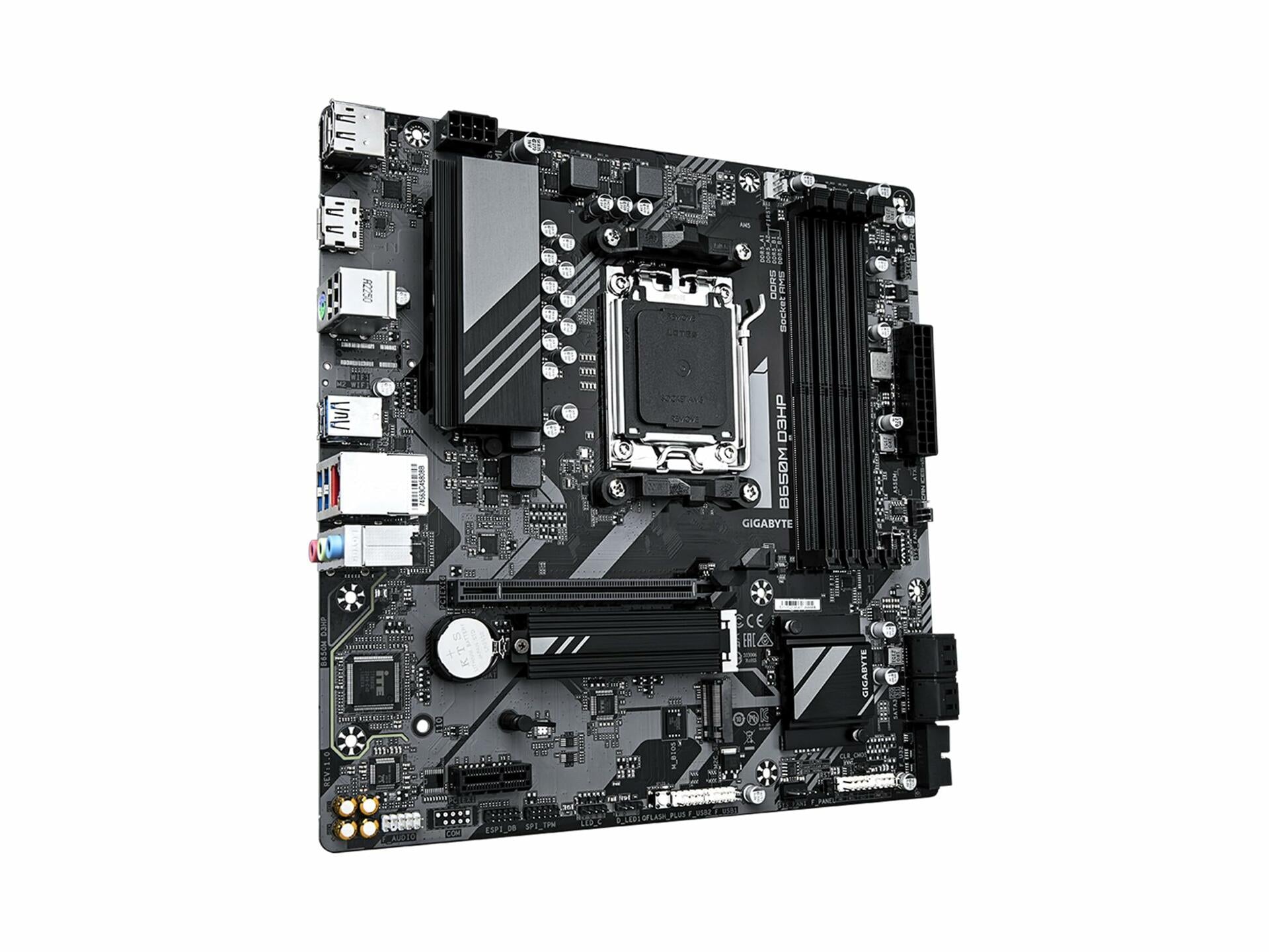 GIGABYTE B650M D3HP Ultra Durable Motherboard AM5, LGA 1718, AMD, mATX, DDR5