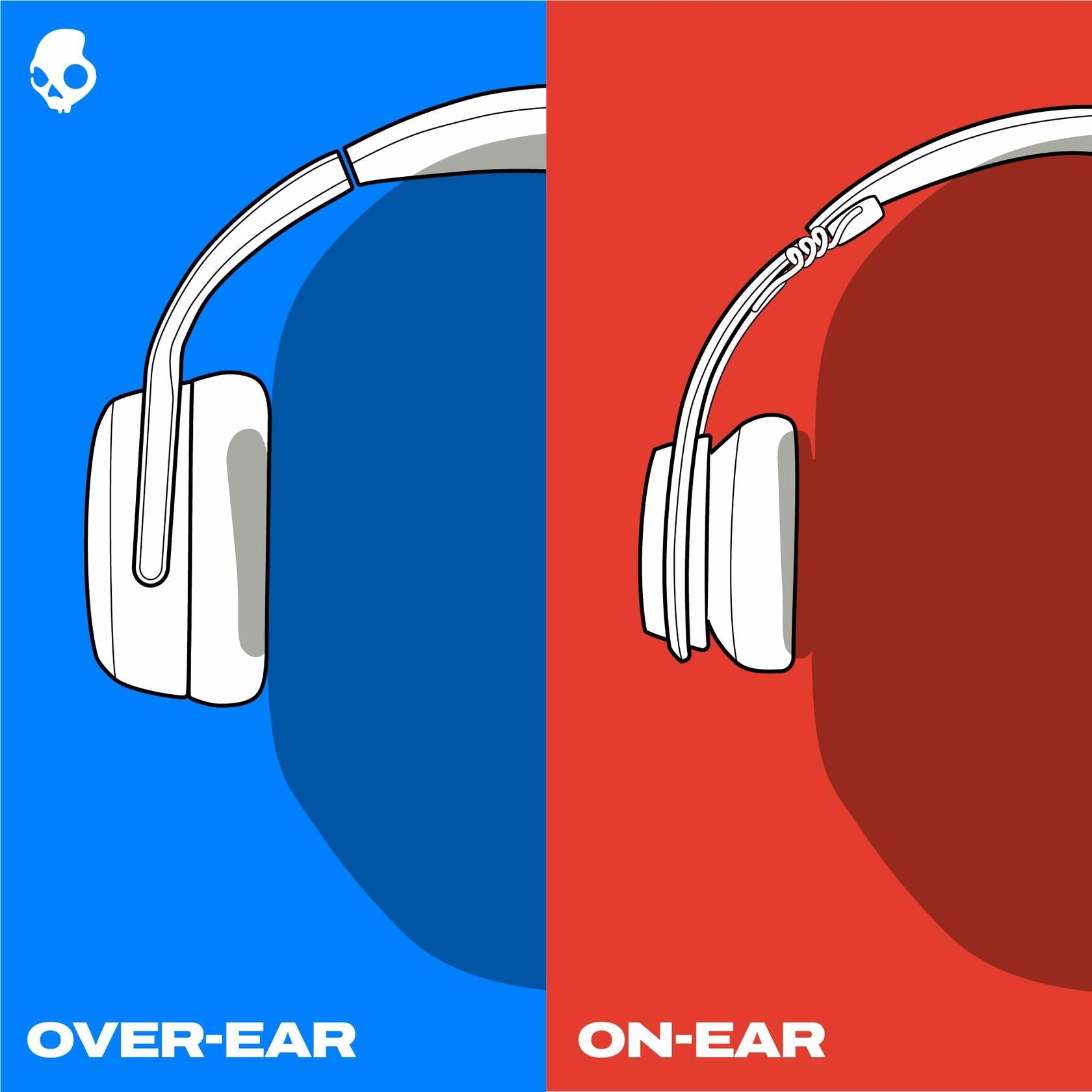 Skullcandy Crusher ANC 2 Wireless Over-Ear Bluetooth Headphones with Multi-Sensory Bass, Active Noise Cancelling, up to 60 Hours Battery, Microphone f