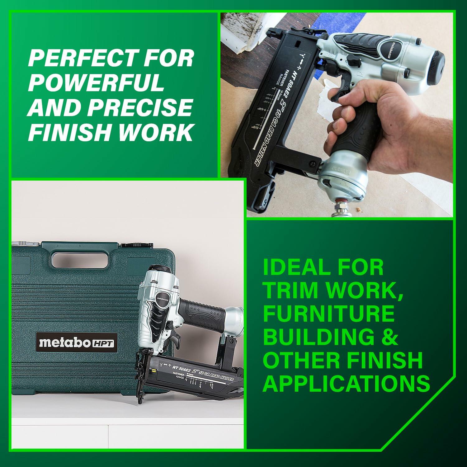 Metabo HPT NT50AE2M 18-Gauge 2 in. Brad Nailer