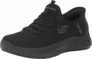Skechers Women's Work Slip-Ins Summits Enslee Slip Resistant Sneakers, Black, 9