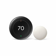 Google Nest Learning Thermostat 4thGen + Nest Temperature Sensor 2ndGen Obsidian